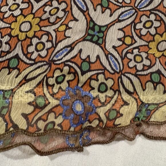 Vintage Y2K Tank Top Only Hearts NYC Helena Stuart 100% Silk Sz S Whimsy Fairy - Picture 13 of 16